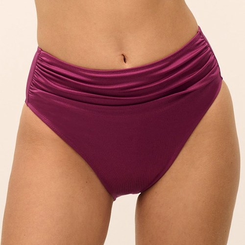 Fantasy Swim Merissa plum luxe bikini brief