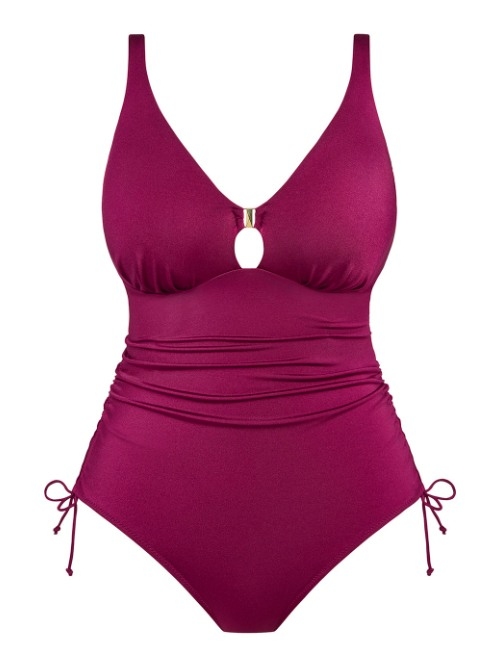 Fantasy Swim Merissa plum luxe bathingsuit
