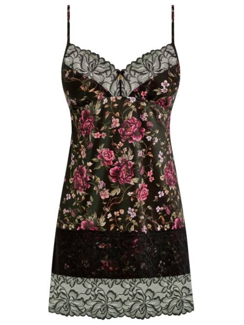 Fantasy Lingerie Jennie wild rose slipdress