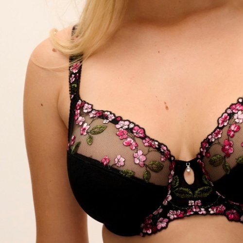Fantasy Lingerie Eliyse black non-padded bra