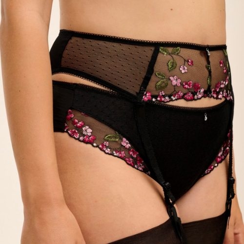 Fantasy Lingerie Eliyse black suspender