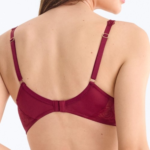 Lisca Ruby red non-padded bra