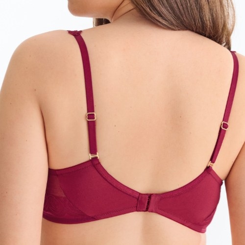 Lisca Ruby red non-padded bra
