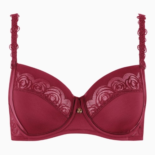 Lisca Ruby red non-padded bra