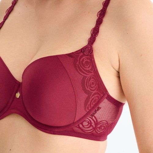 Lisca Ruby red padded bra