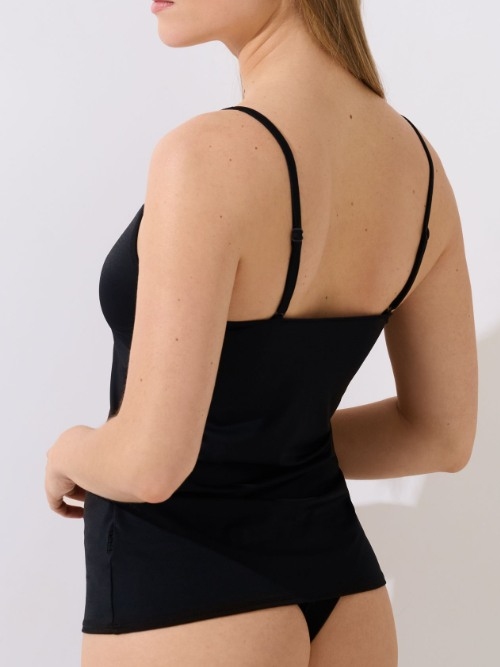 Lisca Opal black spaghetti top