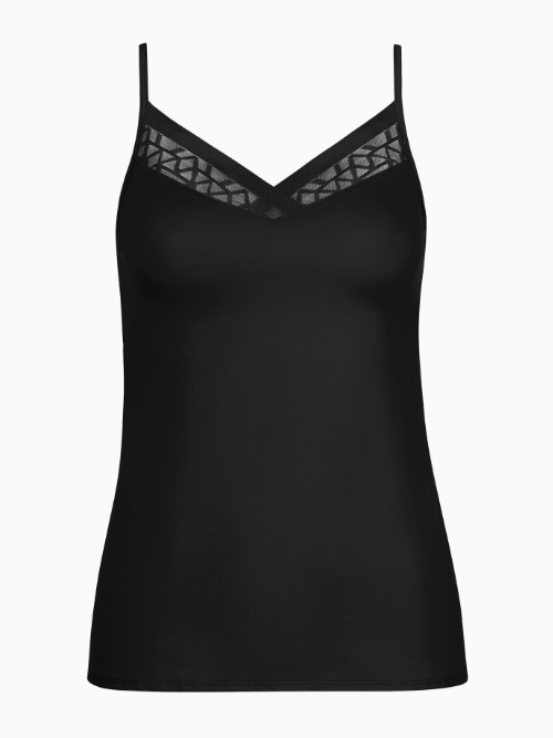 Lisca Opal black spaghetti top