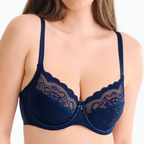 Lisca Evelyn navy blue non-padded bra