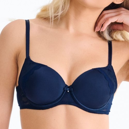 Lisca Evelyn navy blue padded bra