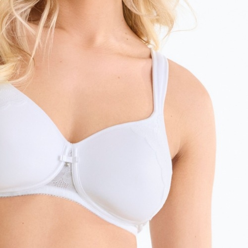 Lisca Evelyn white wireless bra