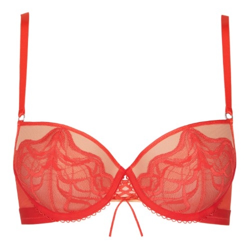 Lisca Dione red padded bra