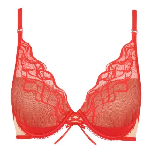Lisca Dione red push up bra