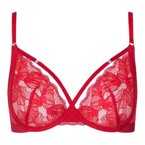 Lisca Sympathy red non-padded bra