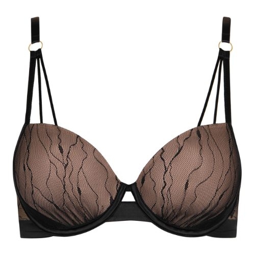 Lisca Nightscape black padded bra