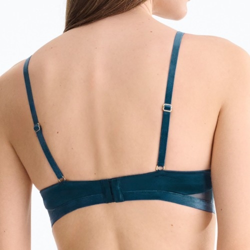 Lisca Velvet Luxe blue padded bra