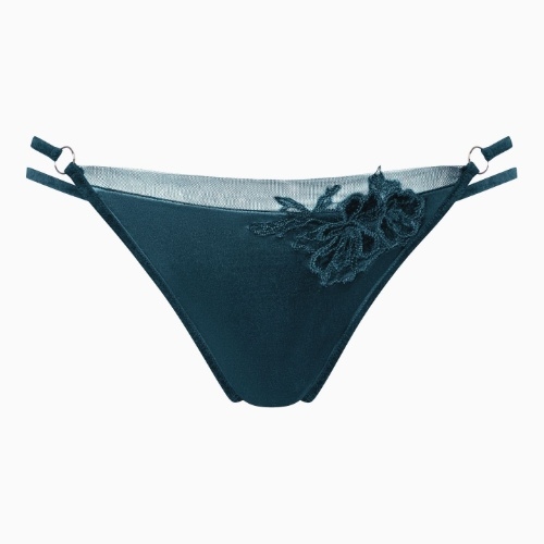 Lisca Velvet Luxe blue thong