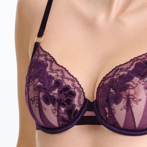 Lisca Velvet Luxe purple non-padded bra