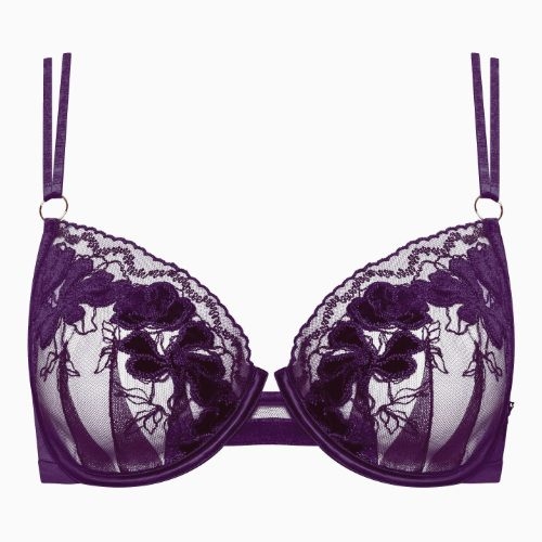 Lisca Velvet Luxe purple non-padded bra