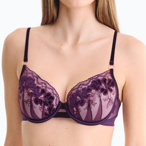 Lisca Velvet Luxe purple non-padded bra
