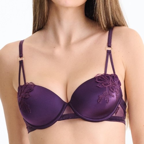 Lisca Velvet Luxe purple padded bra