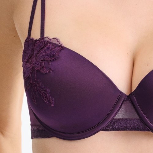 Lisca Velvet Luxe purple padded bra