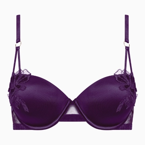 Lisca Velvet Luxe purple padded bra