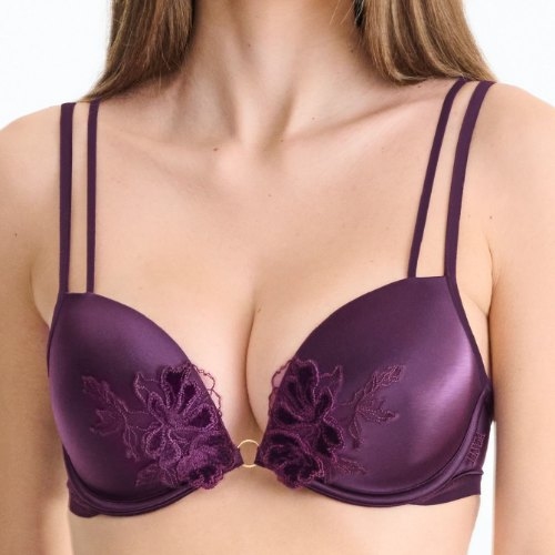 Lisca Velvet Luxe purple push up bra