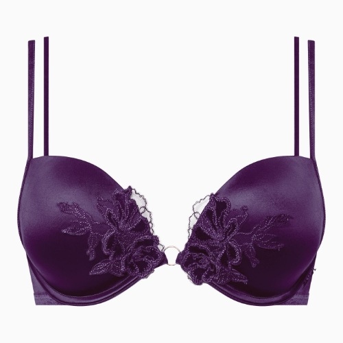 Lisca Velvet Luxe purple push up bra