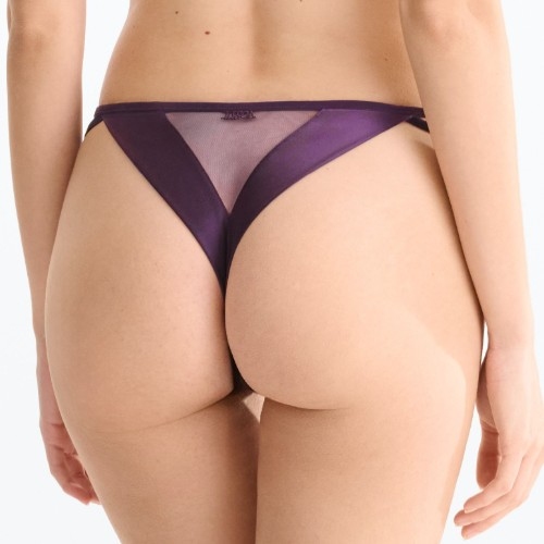 Lisca Velvet Luxe purple thong