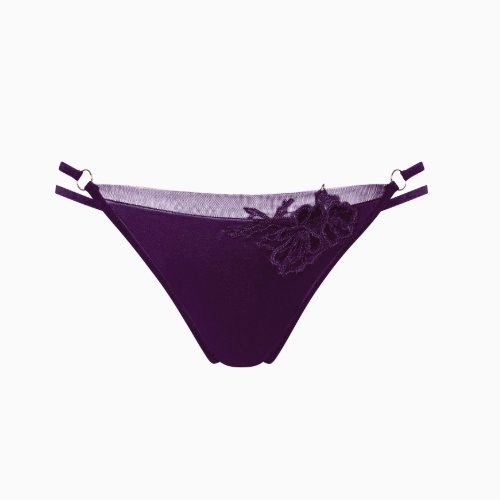 Lisca Velvet Luxe purple thong