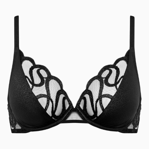 Lisca Shiny Secret black non-padded bra