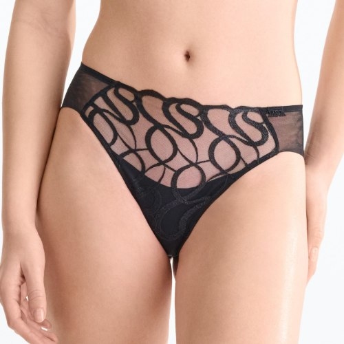 Lisca Shiny Secret black brief