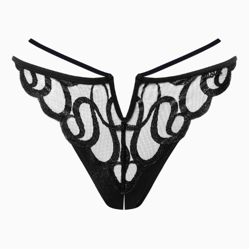 Lisca Shiny Secret black thong