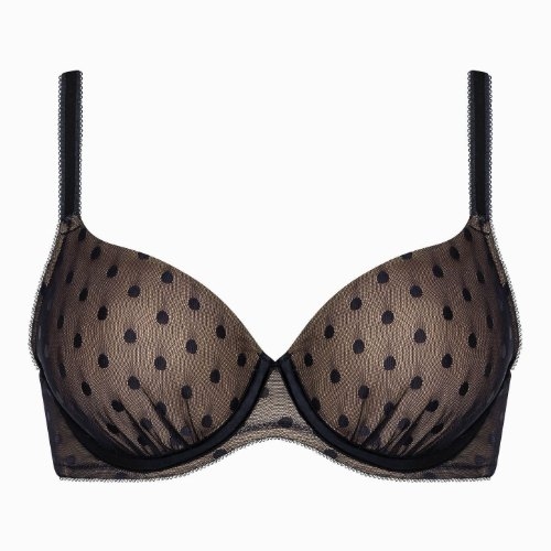 Lisca Retro Dots black padded bra