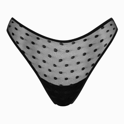 Lisca Retro Dots black thong