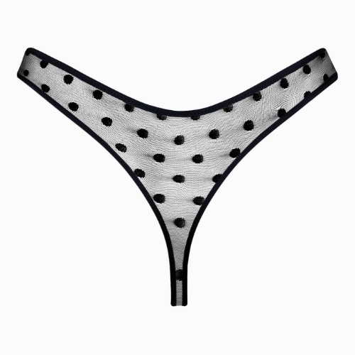 Lisca Retro Dots black thong
