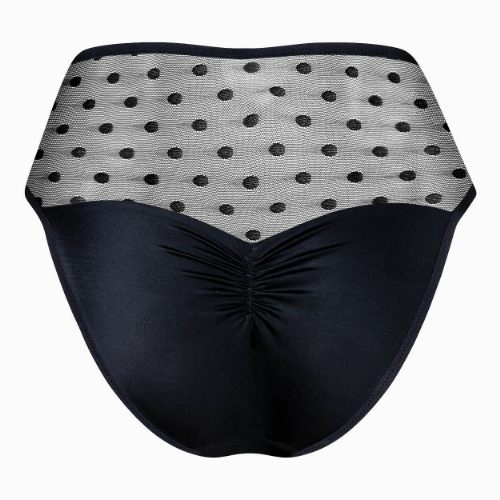 Lisca Retro Dots black high waist brief