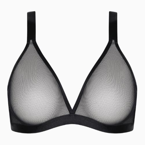 Lisca Mesh black wireless bra