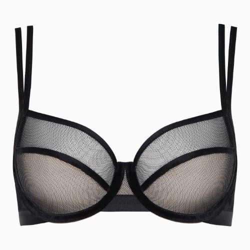 Lisca Mesh black non-padded bra