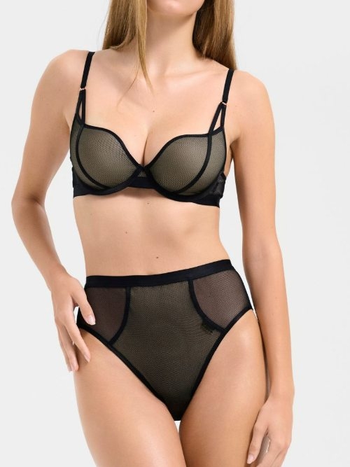 Lisca Mesh black padded bra