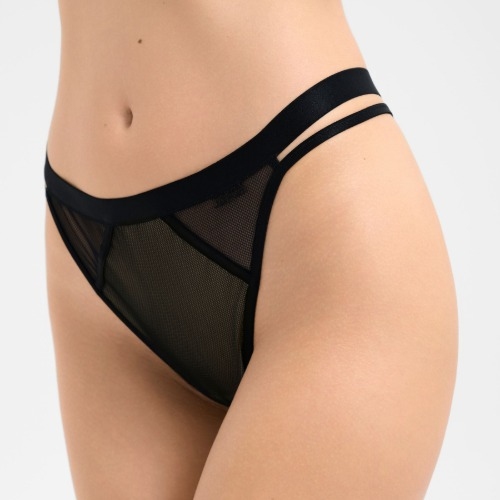 Lisca Mesh black thong