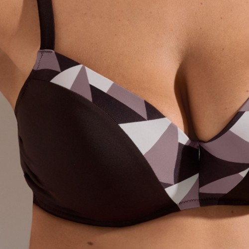 Lisca Swimwear Toulouse brown padded bikini bra