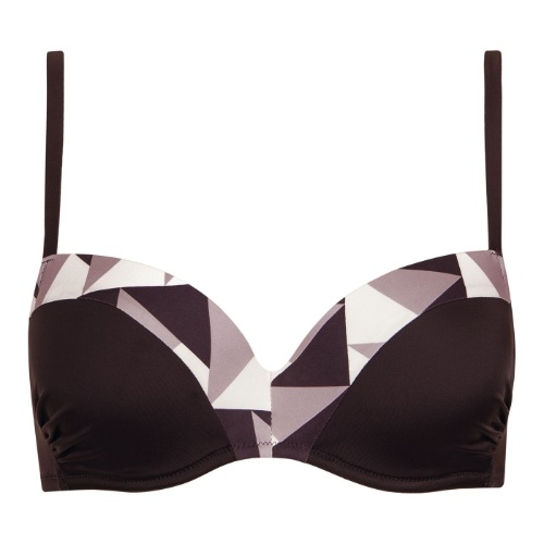 Lisca Swimwear Toulouse brown padded bikini bra