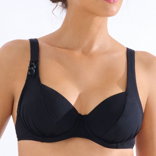 Lisca Swimwear Palma black soft-cup bikini bra