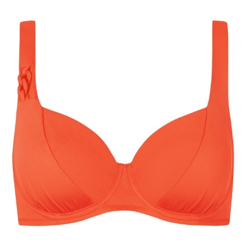 Lisca Swimwear Palma orange soft-cup bikini bra