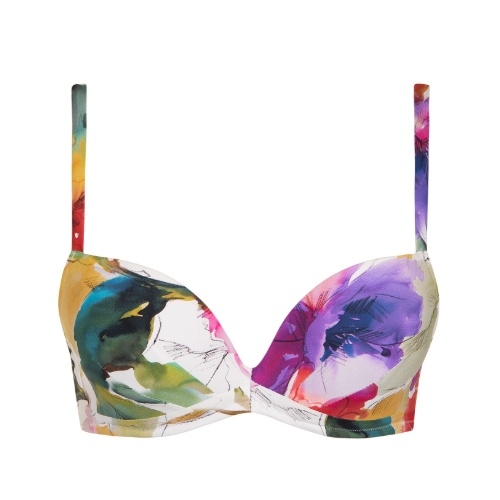Lisca Swimwear Roma white push up bikini bra