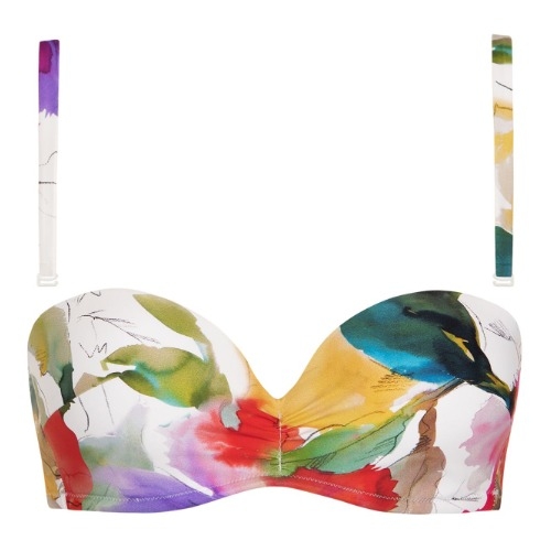 Lisca Swimwear Roma white soft-cup bikini bra