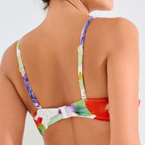 Lisca Swimwear Roma white soft-cup bikini bra