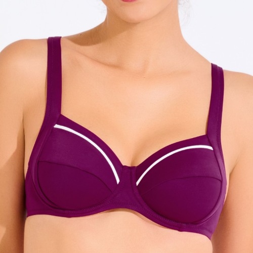 Lisca Swimwear Uvita bordeaux soft-cup bikini bra