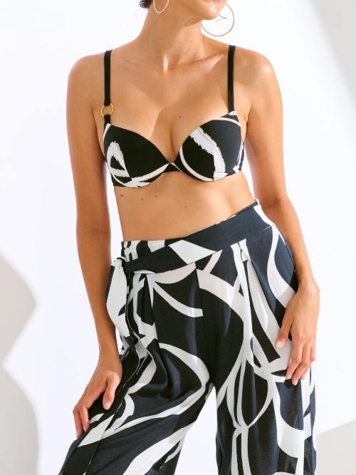 Lisca Swimwear Honolulu black push up bikini bra